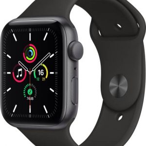 Apple Watch SE GPS 44 mm Space Grey Aluminium Case with Black Sport Band