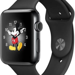 Apple Watch Series 2 – 42 mm Space Black Stainless Steel Case with Space Black Sport Band