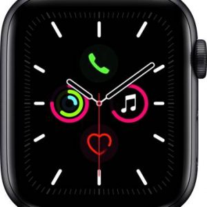 Apple Watch Series 5 GPS 44 mm Space Grey Aluminium Case with Black Sport Band