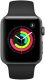 Apple Watch Series 3 GPS – 42 mm Space Grey Aluminium Case with Black Sport Band